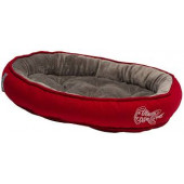 Rogz Podz Tango Fishbone Меко малко легло за котки в тъмно червен цвят и размер 40x32x8 см